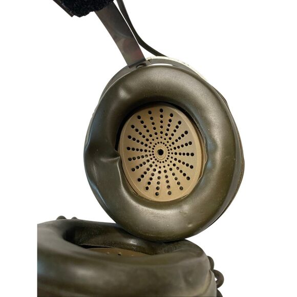 Vintage Koss K-6 Stereo Over Ear Headphones Coiled Cable Brown Electronics - Picture 10 of 14